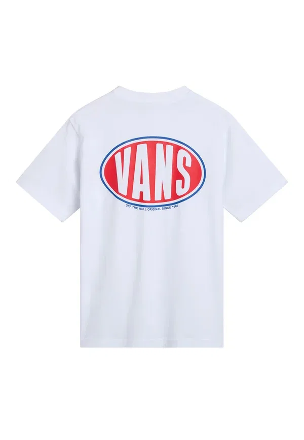 Футболка с принтом Spray on print T-shirt Vans, белый — фото 2