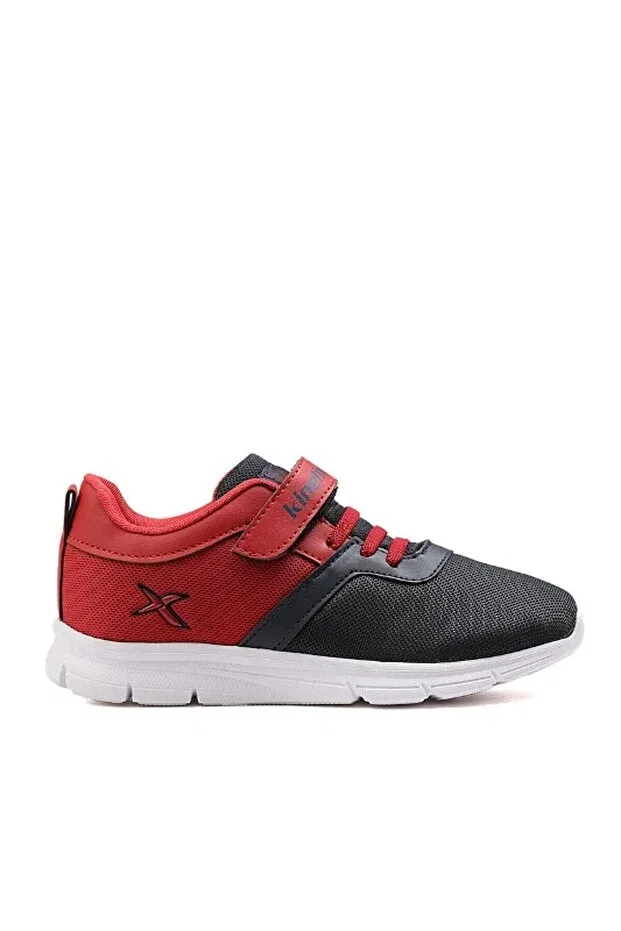 Детские ботинки для мальчиков на липучке Kinetix, Navy Blue Red