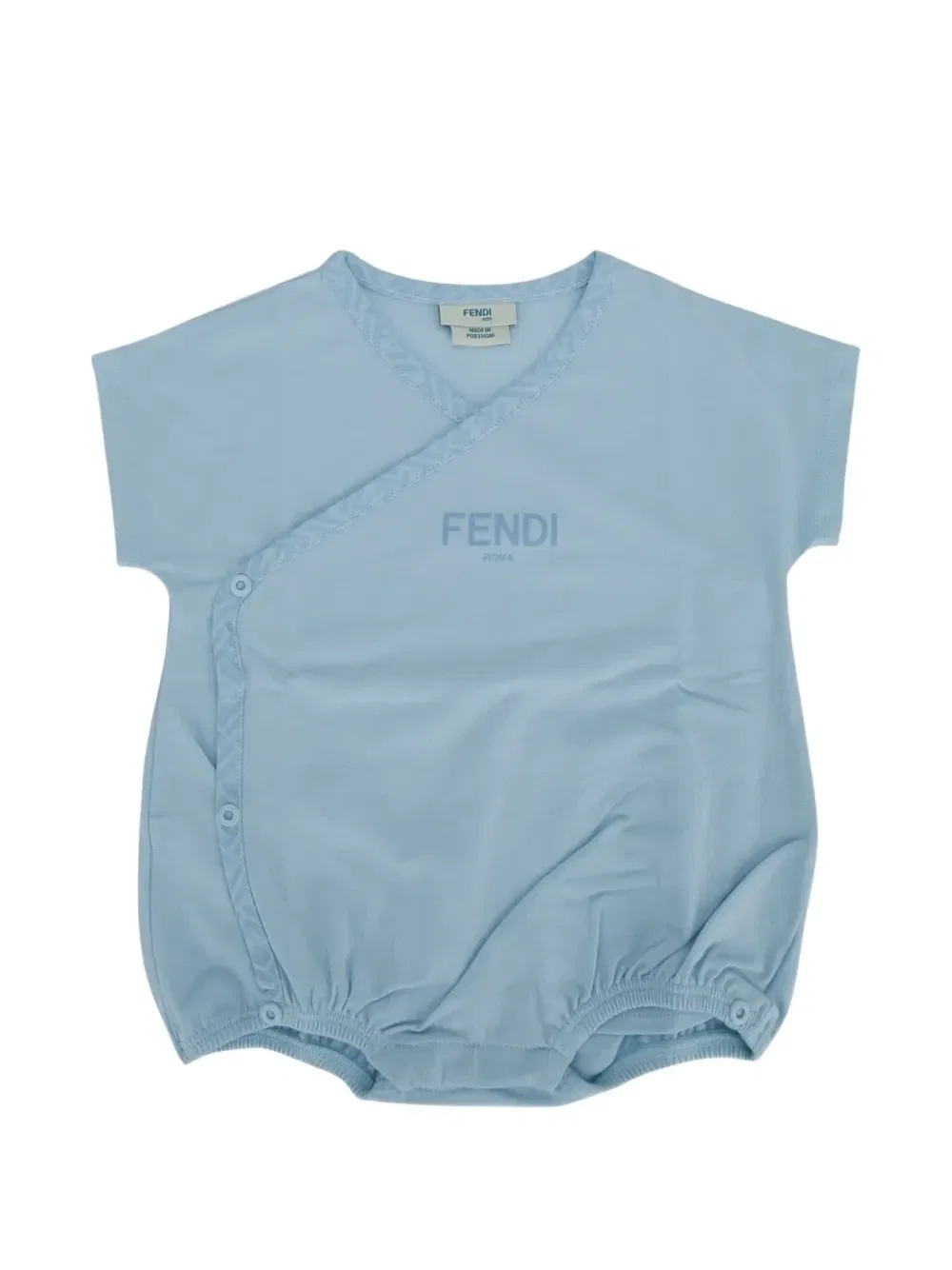 Боди с логотипом FENDI KIDS, синий