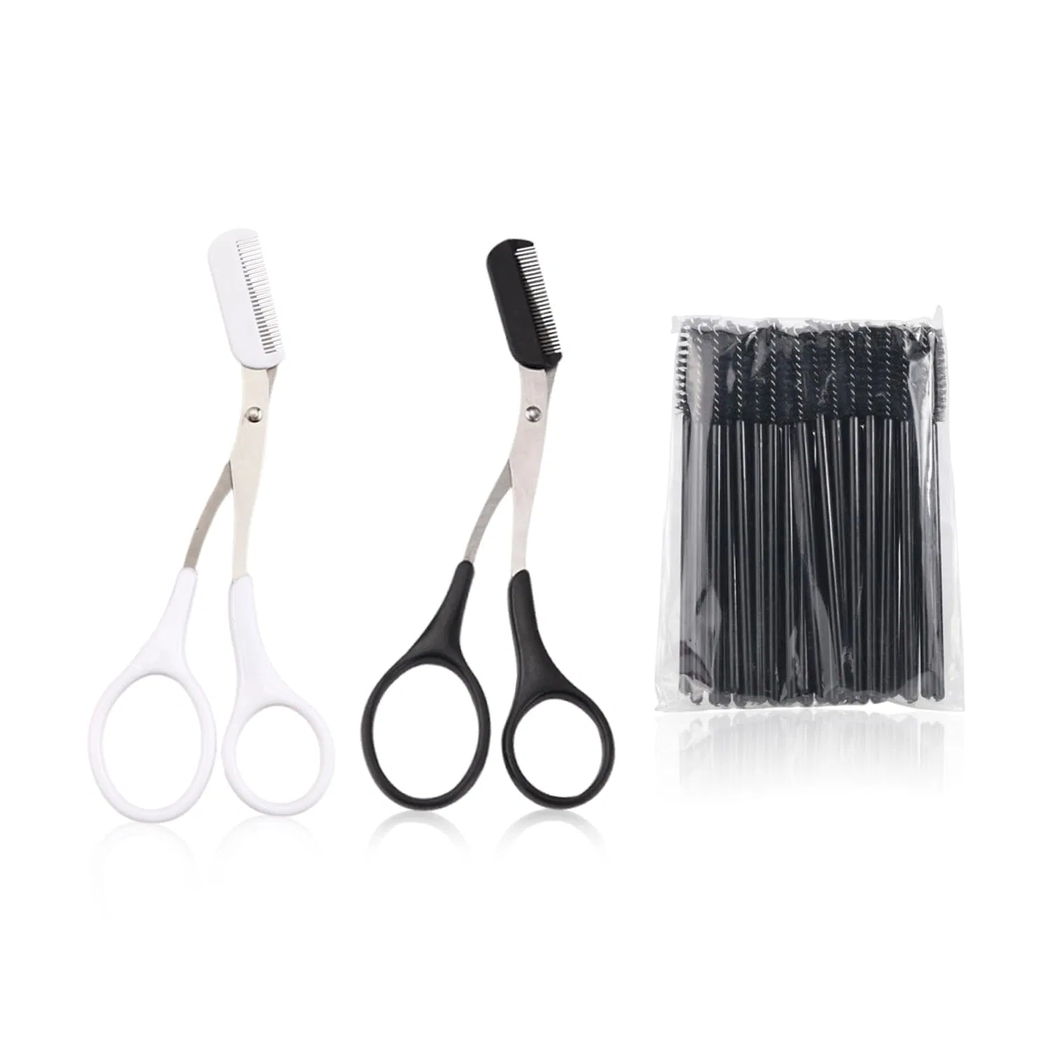 Набор для бровей Eyebrow Beauty Kit, 52 предмета, OVDGWC, пластик, нержавеющая сталь, 13x5.4 см, 20 г