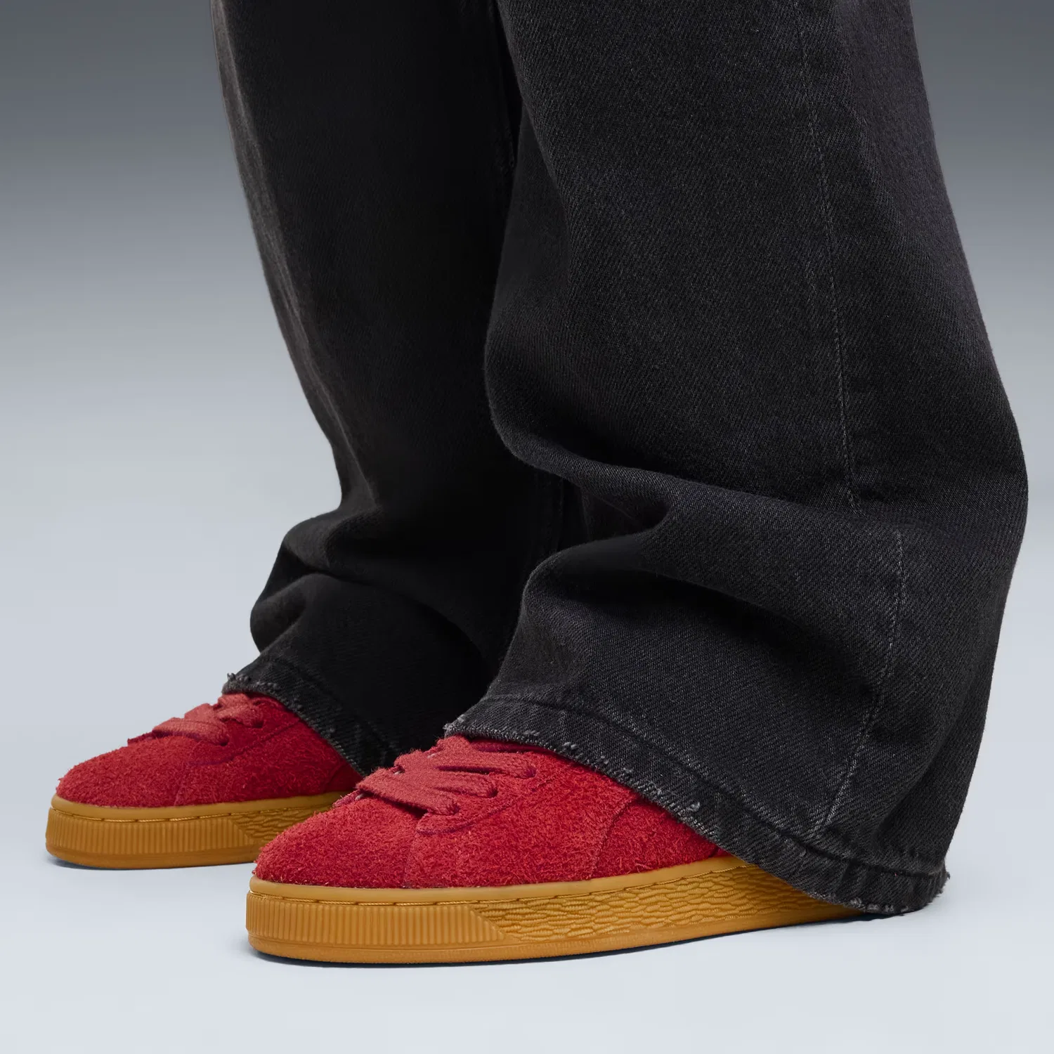 Кроссовки для детей постарше Suede Forever Puma, Red Rhythm-Gum — фото 2