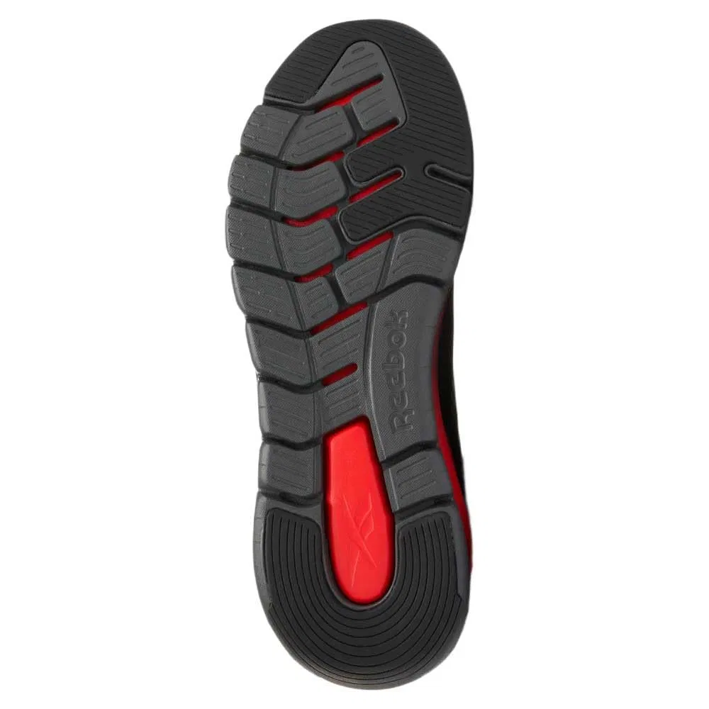 Детские кроссовки для мальчиков Reebok Flex Trainer, Black Grey6 Sport Red — фото 4