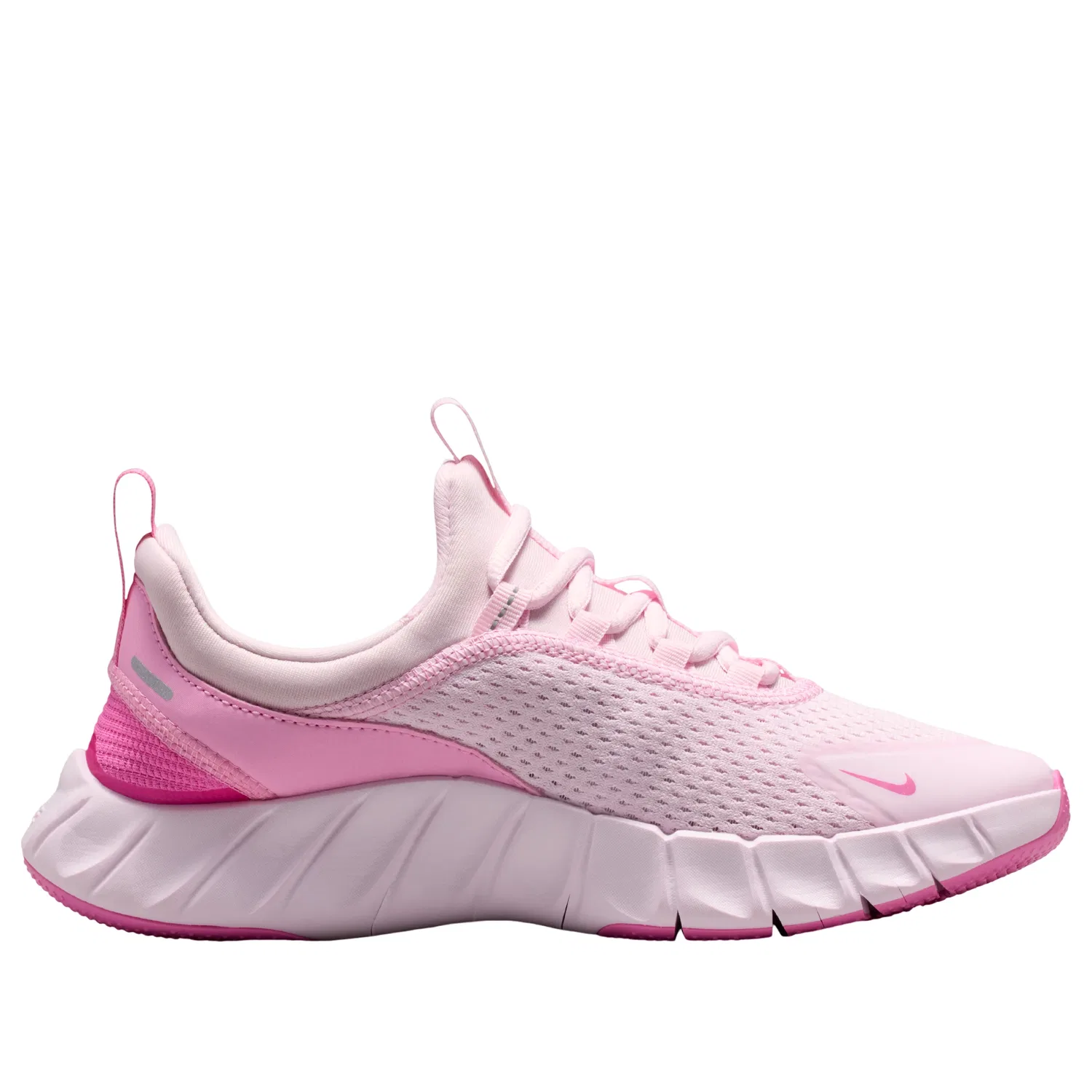 Детские кроссовки с сетчатым верхом Free Ride 'Pink Rise' Nike, Pink Rise/Playful Pink/Bleached Lilac/White — фото 2