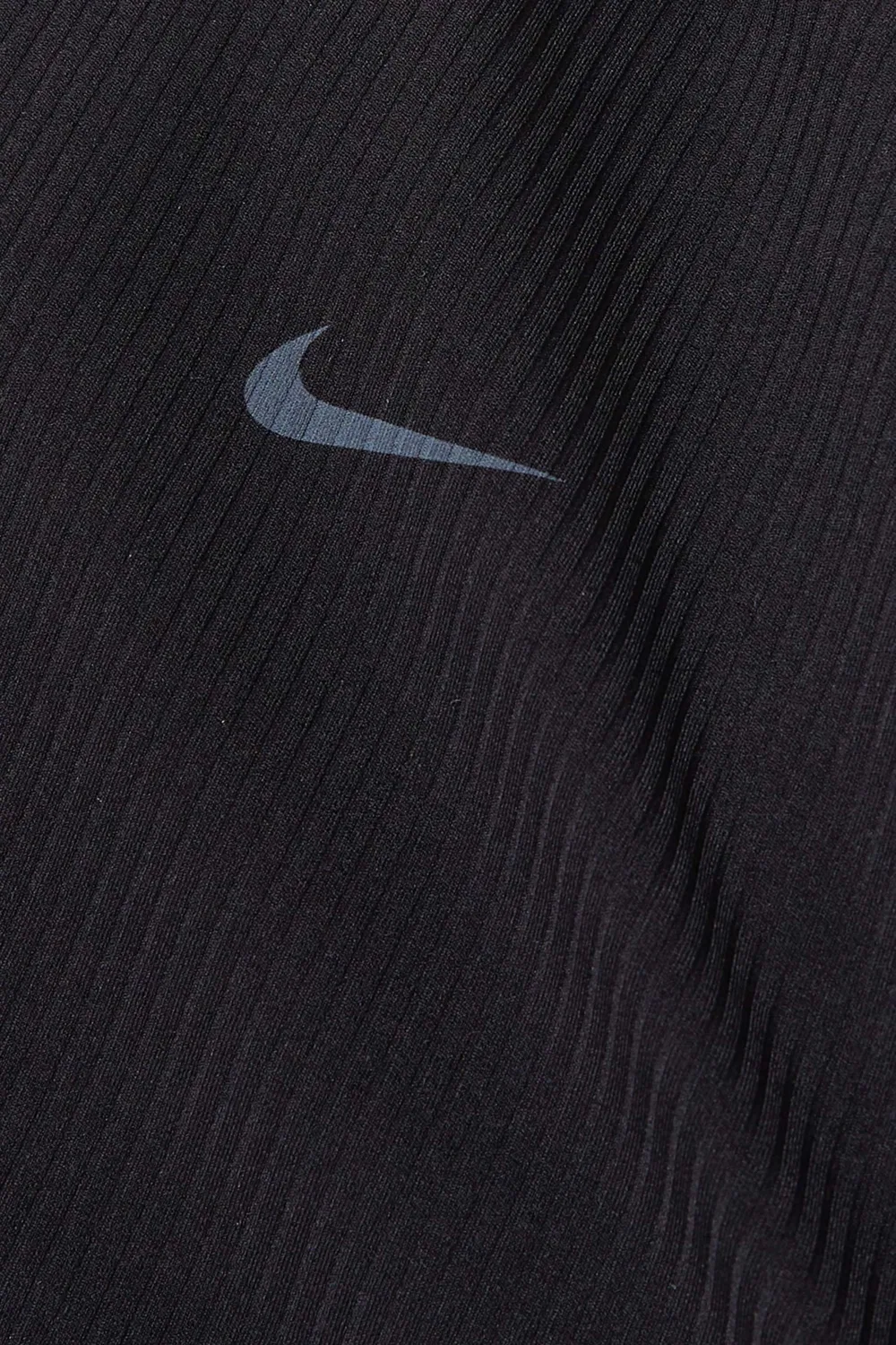 Кроп-топ с вязаным рубчиком Zenvy Dri-FIT Nike, черный — фото 4