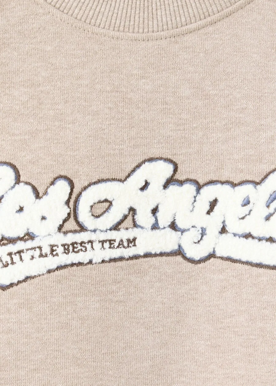 Детский свитер MANGO KIDS телесного цвета — фото 4