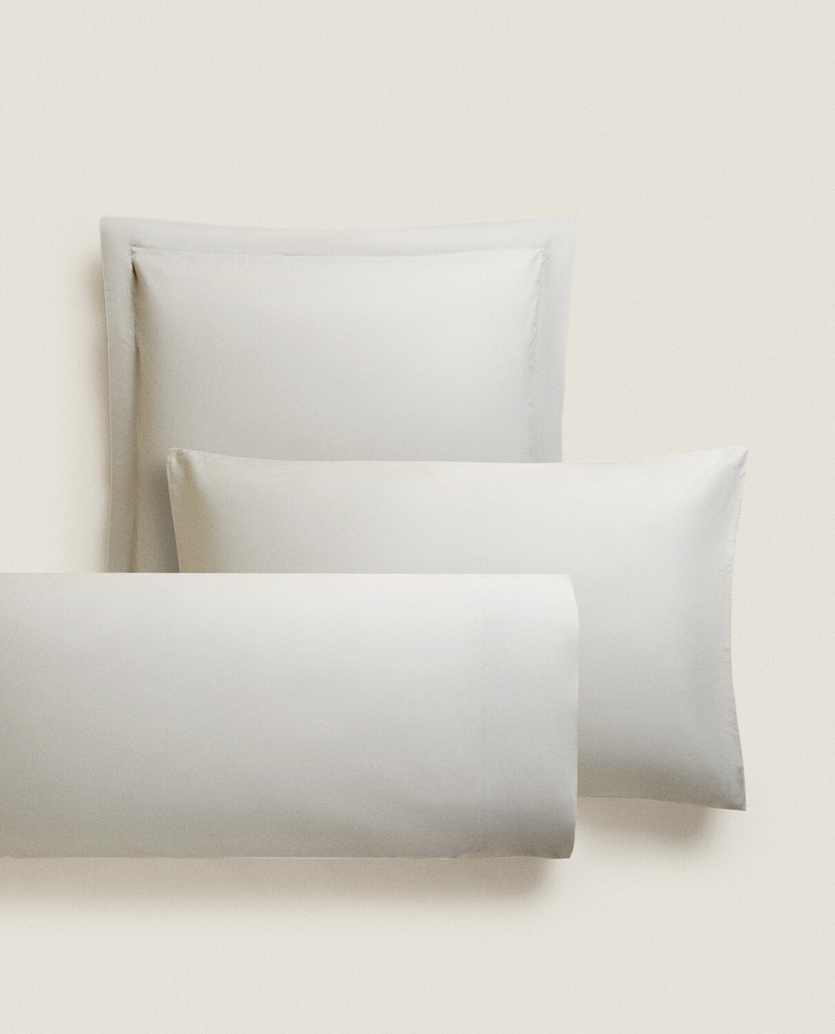 

Наволочка Zara Home Cotton Percale, серый