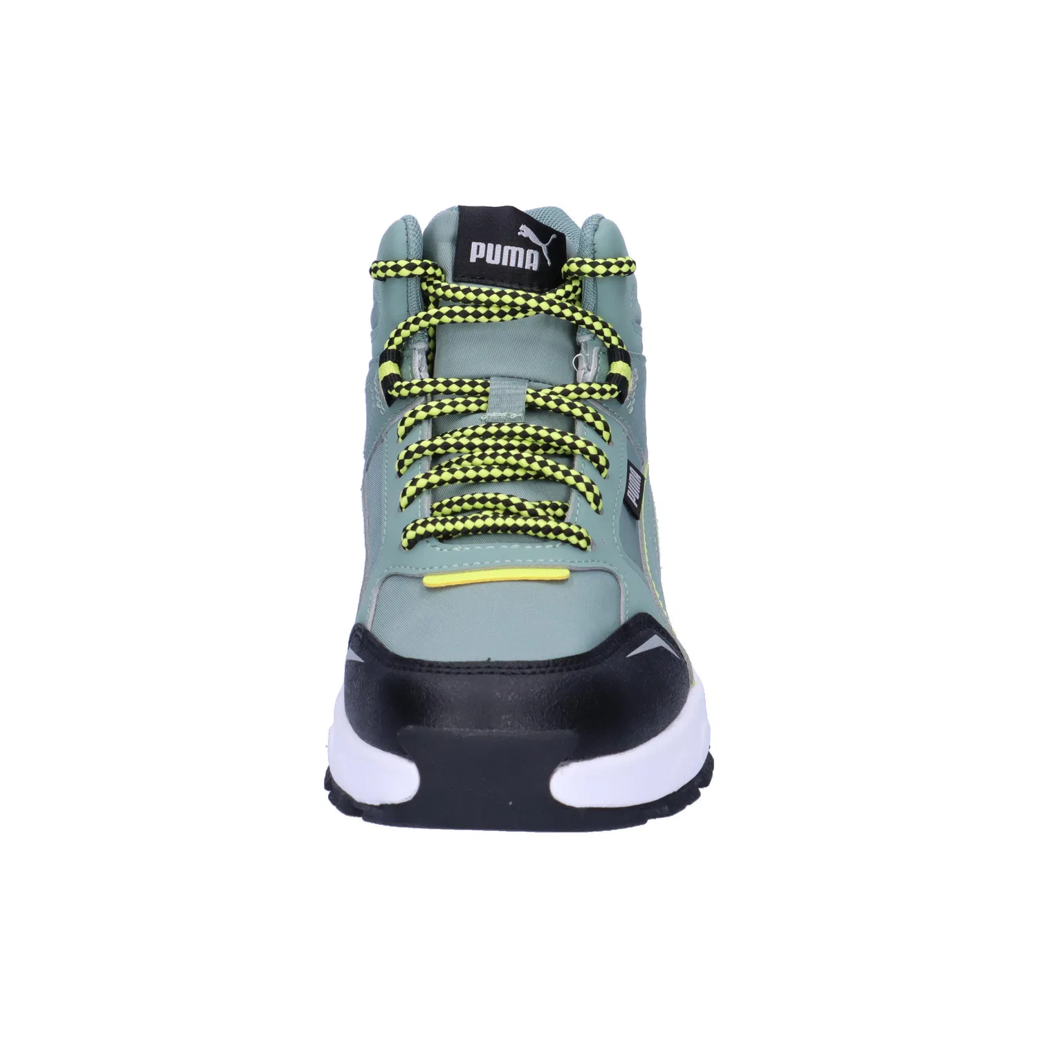Детские кроссовки с высоким верхом Evolve Trail Jr Puma, Grun — фото 3
