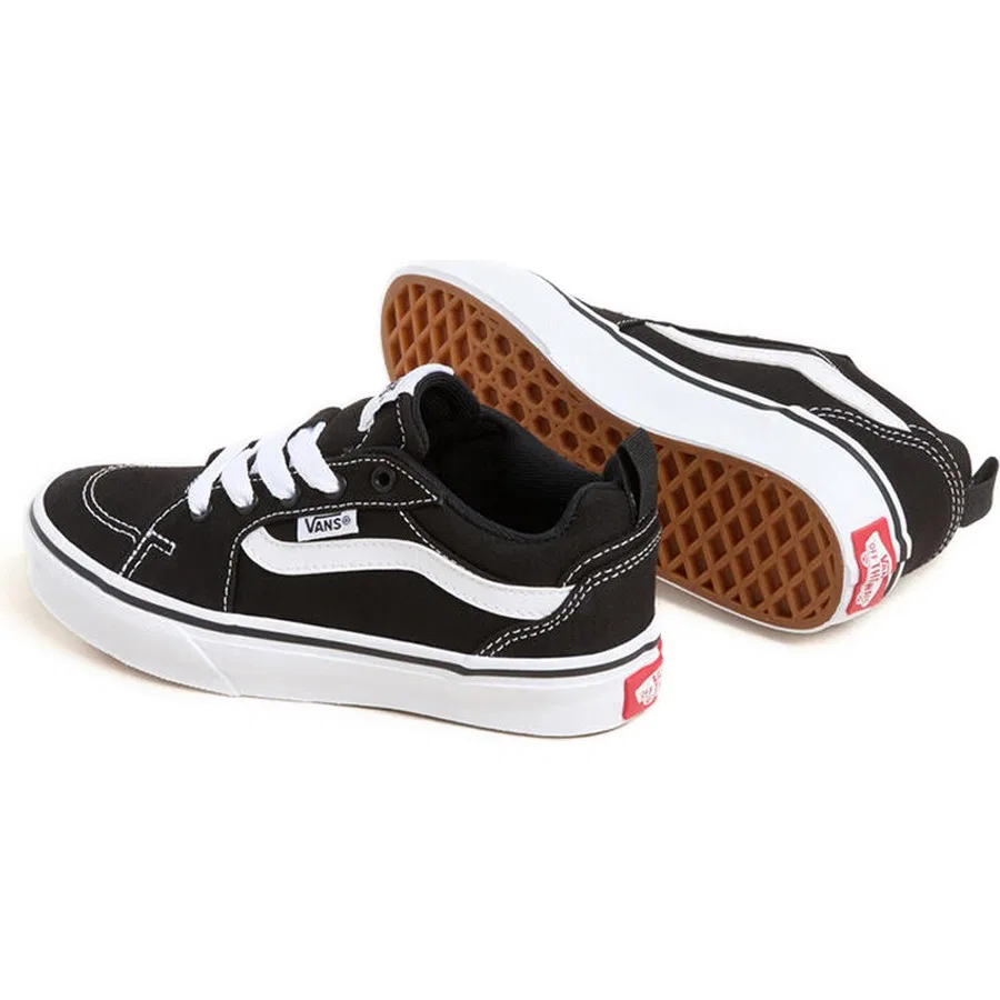 Детские кроссовки с текстильным верхом Old Skool Vans, Табачный — фото 4