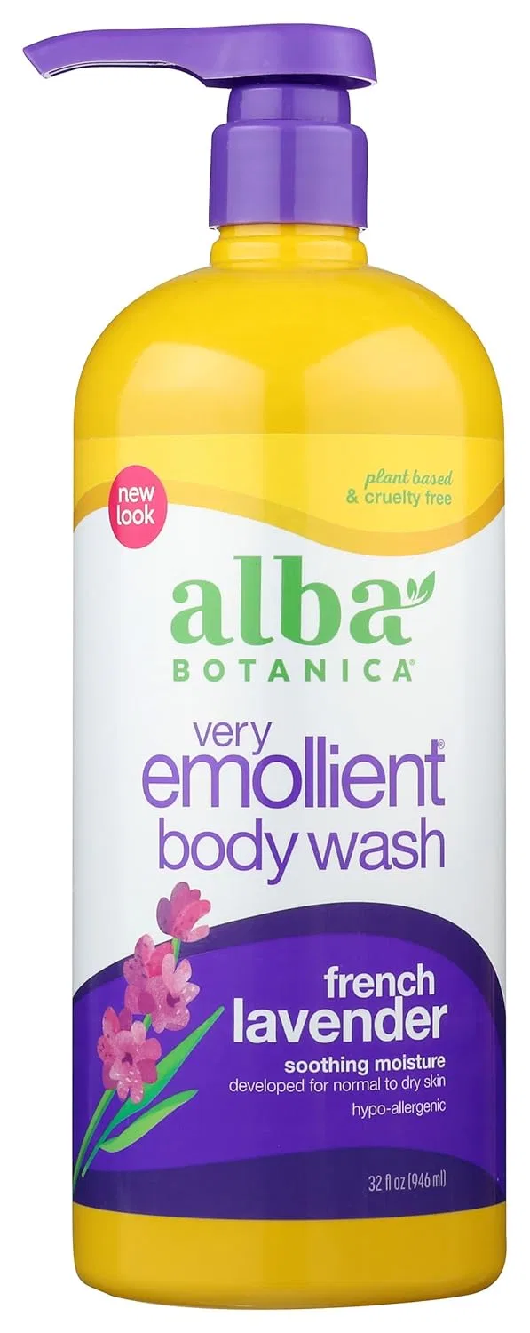 Гель для душа и ванны Highly Softening, French Lavender, Alba Botanica, 946 мл