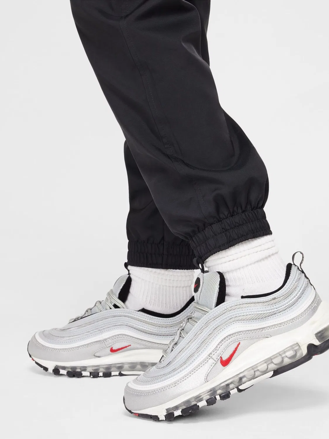 Спортивные штаны Nike Sportswear Club Woven, черные — фото 4