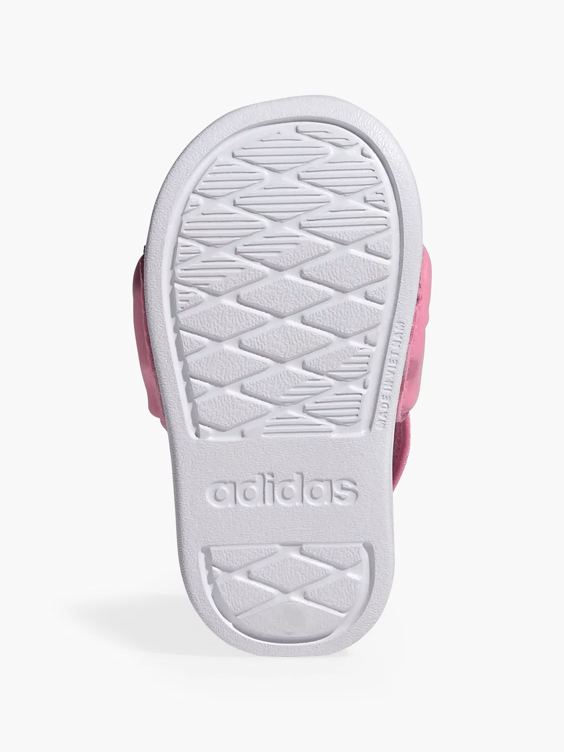 Детские шлепанцы с регулируемым ремешком Adidas, цвет Rose Gold — фото 4