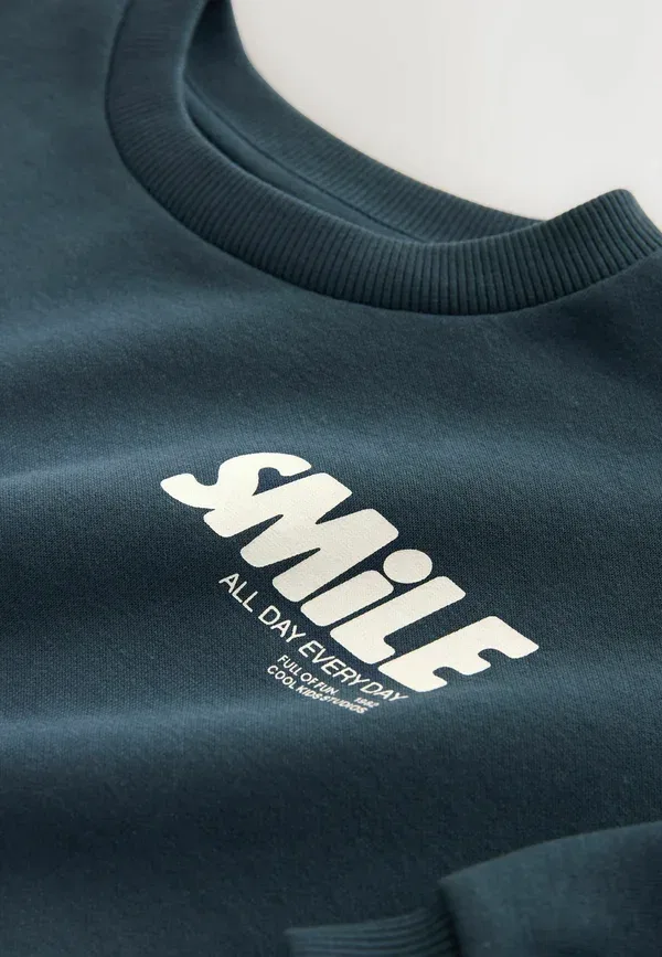Свитшот с принтом Sweatshirt Next, синий — фото 3
