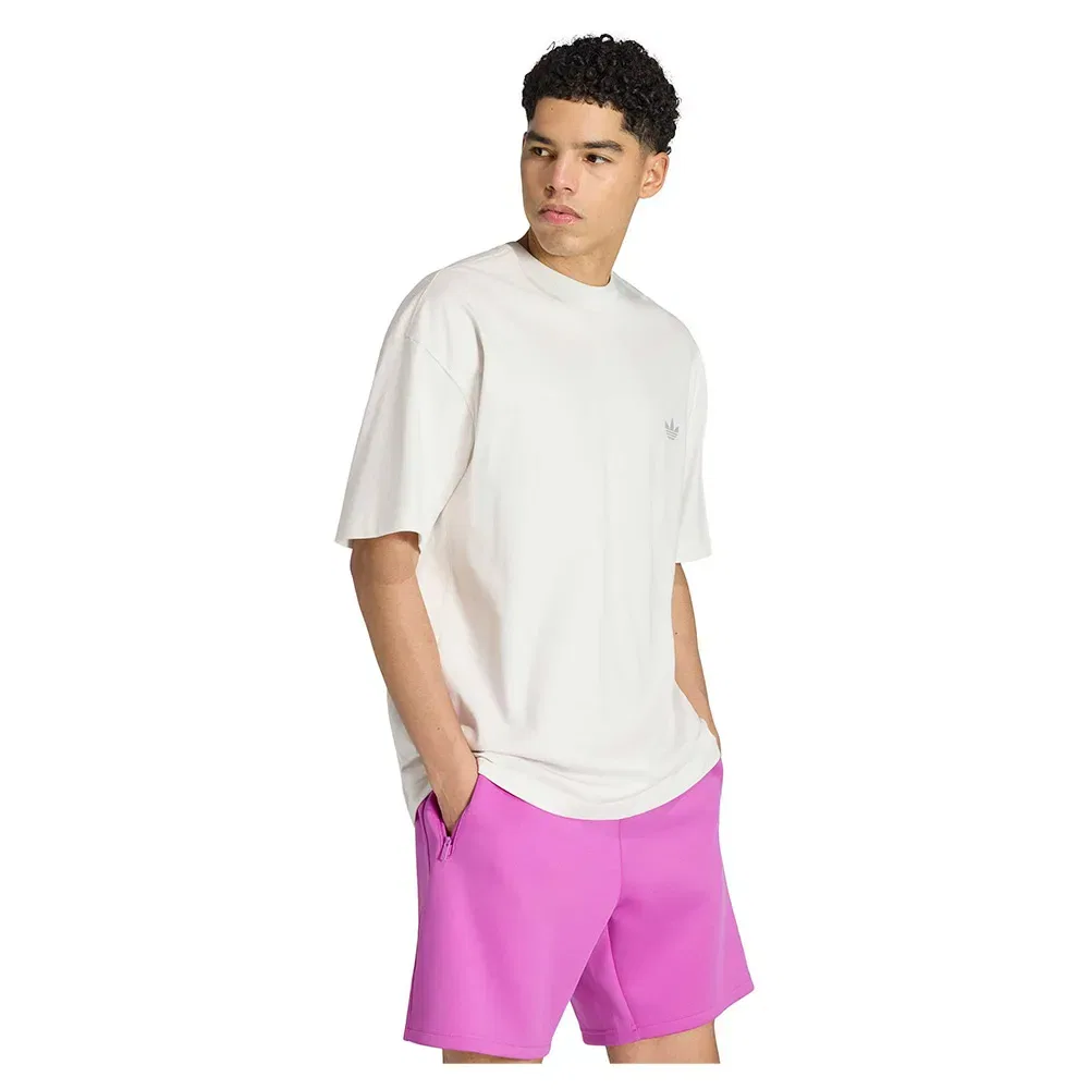 Футболка свободная с коротким рукавом Trefoil Essentials Spacer Loose Adidas Originals, белый