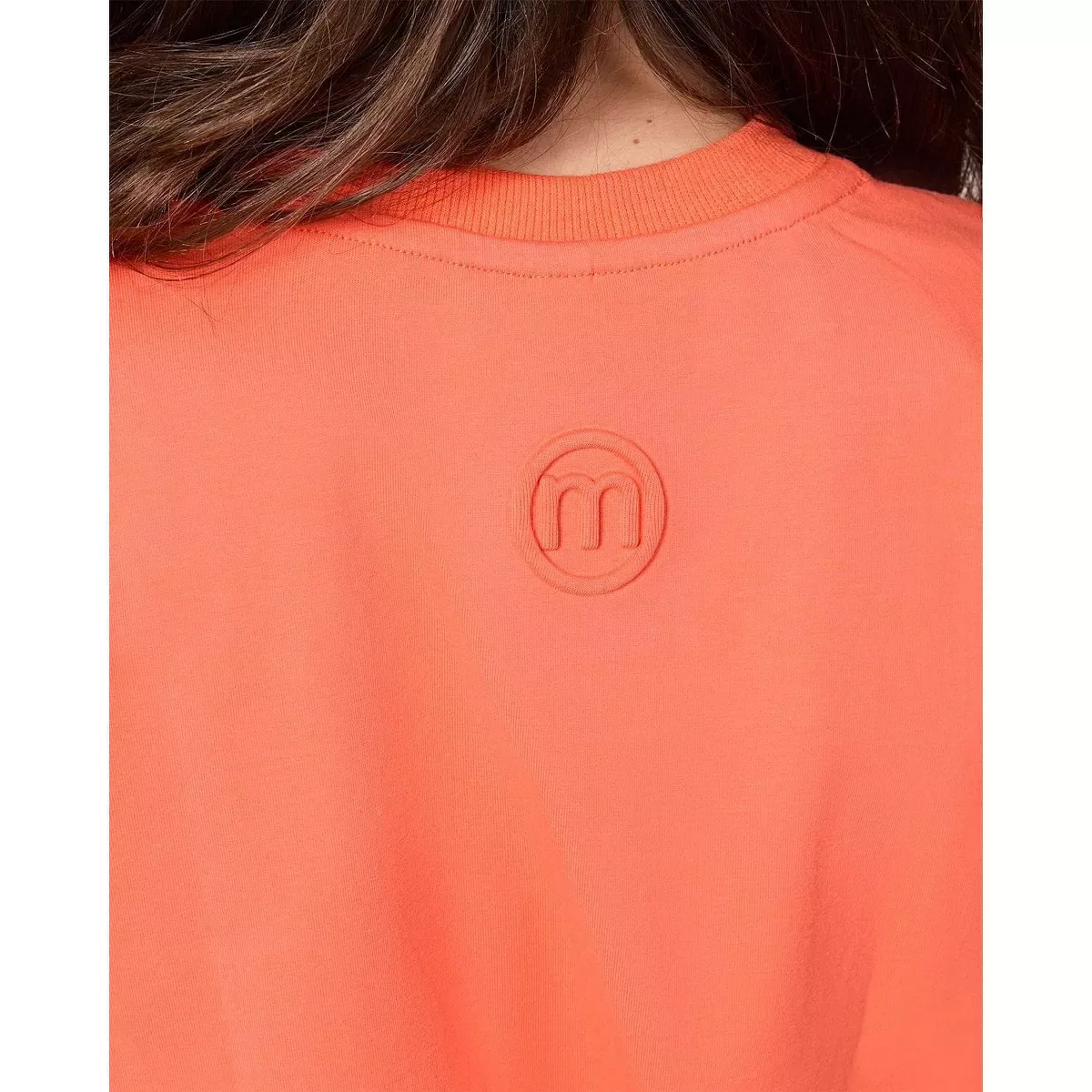 Детское футболка с длинным рукавом для девочек с карманами Cargo Sleeve ONLINE UNIQUE RTW MISSY, Coral — фото 4