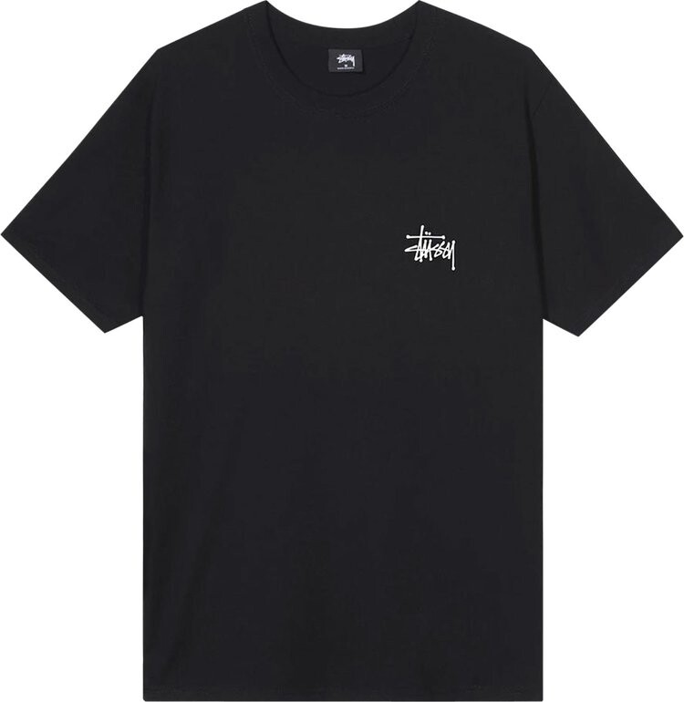 

Футболка Stussy Basic Stussy Tee 'Black', черный