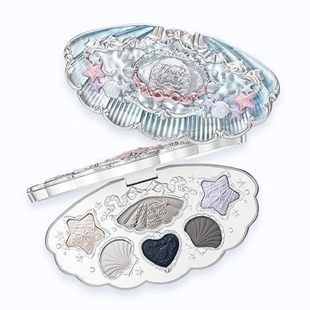 Тени для век Flower Knows Shell Pearl Six Colours, HUAZXIAOD, 6 цветов, C03