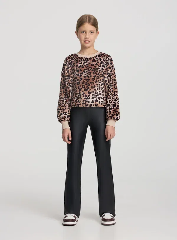 Леггинсы с завышенной талией Leggings - trousers Terranova, черный