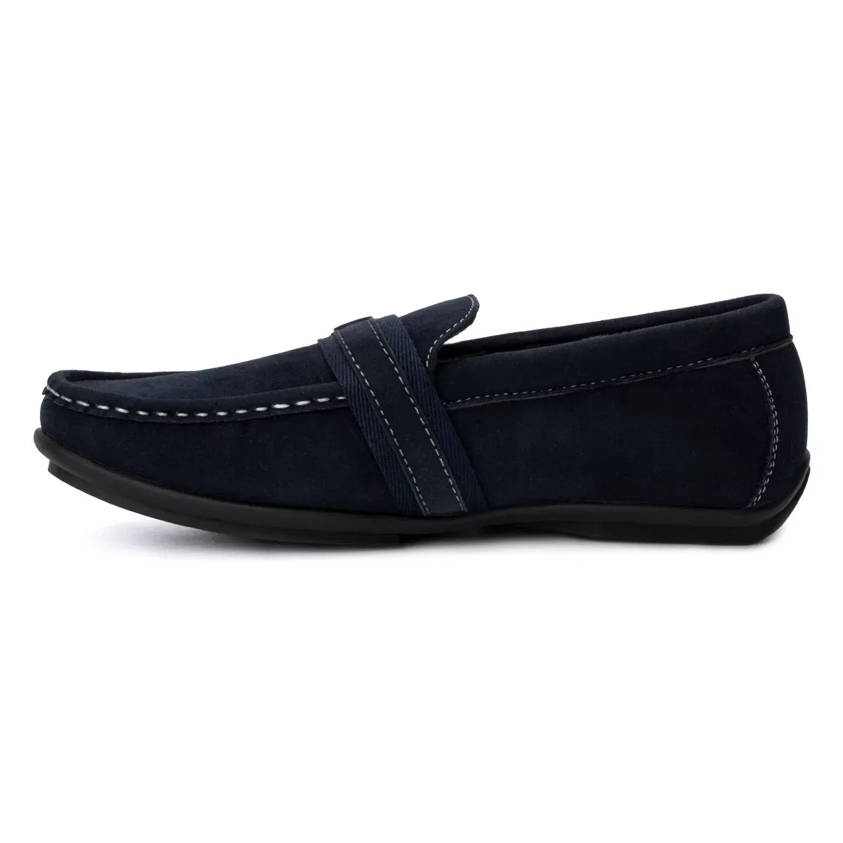 Детские туфли-лоферы для мальчиков с тиснением Murphy Xray Footwear, Navy — фото 3