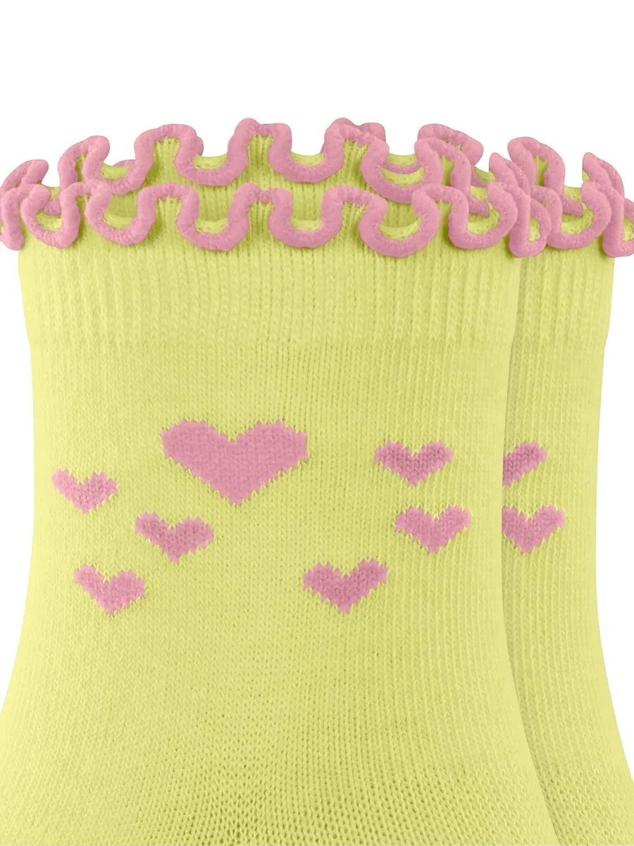 Набор носков ESPRIT «Lovely Heart» (2 шт.), лимонно-желтый цвет — фото 2