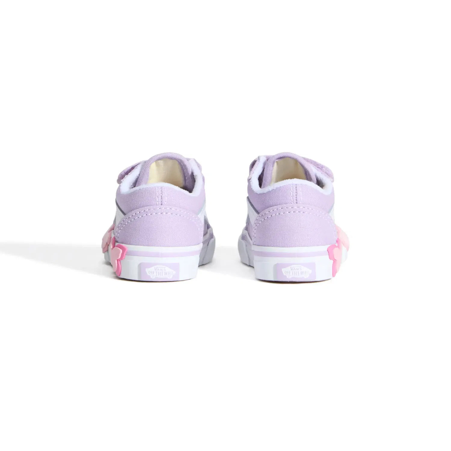 Детские кроссовки для мальчиков с липучками Old Skool V Butterfly Vans, Lila — фото 4
