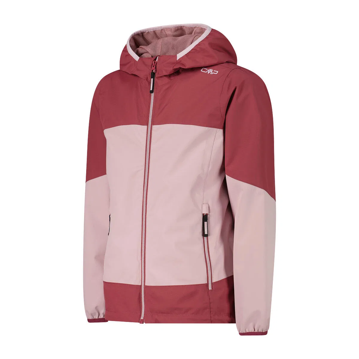 Детская куртка для девочек с капюшоном KID G JACKET FIX HOOD Cmp, Rot Rosa Grau — фото 2