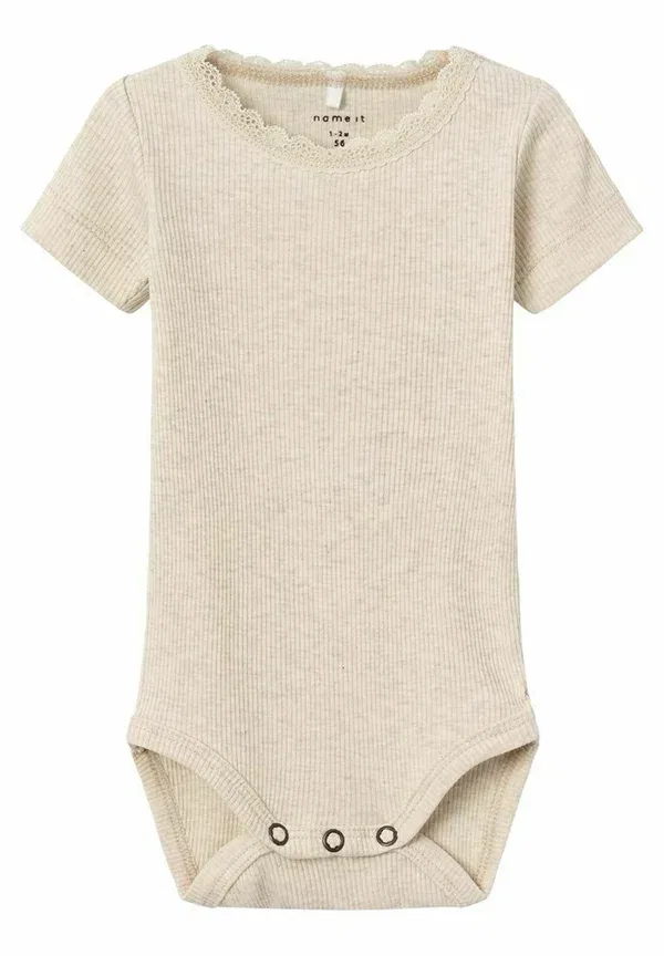 Толстовка Name It Nbfkab ss body noos body, цвет пейот меланж