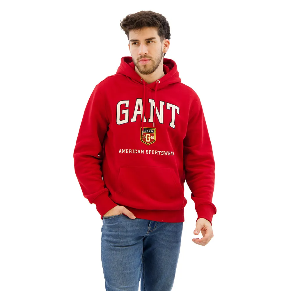 

Худи Gant Graphic, красный