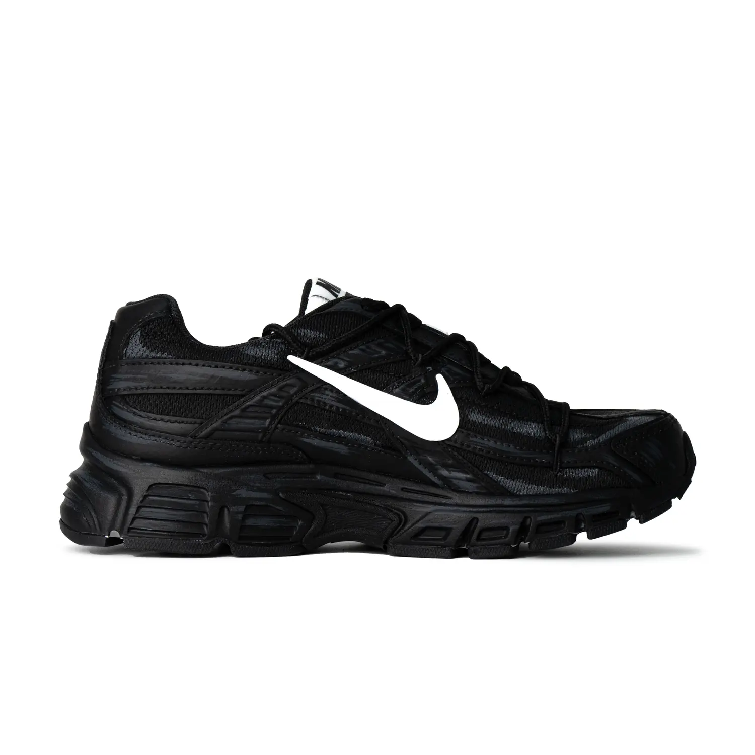 Nike Initiator Cushioning Abrasion Resistant Breathable Height Increasing Low top Running Shoes Unisex Black — фото 4