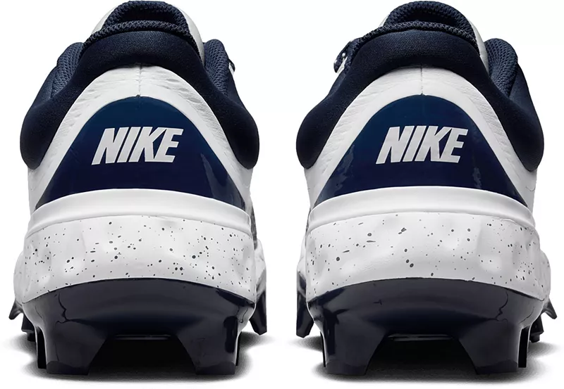 Мужские бейсбольные бутсы Nike Alpha Huarache Elite 4 MCS, цвет White/Midnight Navy — фото 3