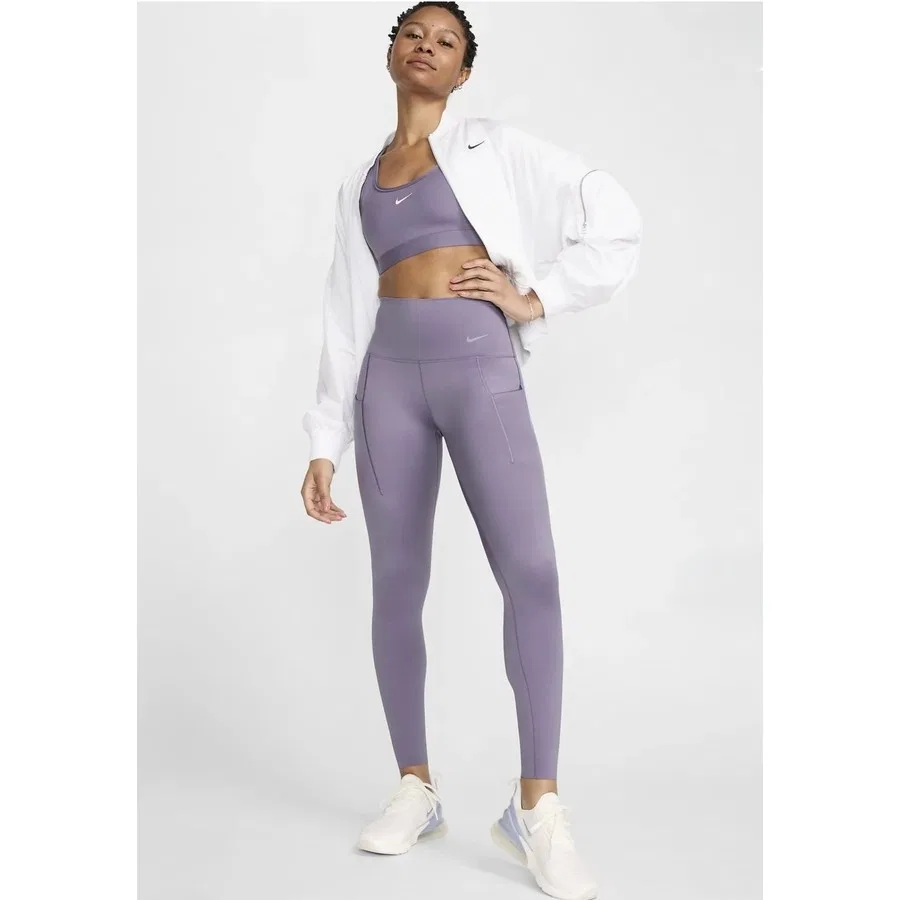 Спортивные леггинсы Nike Dri-Fit Universa Medium-Support High-Waisted 7/8 Training, Фиолетовый — фото 3