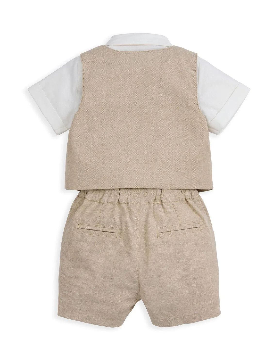 Костюм на мальчика, 4 предмета, Brown Short Suit Mamas & Papas, коричневый — фото 3