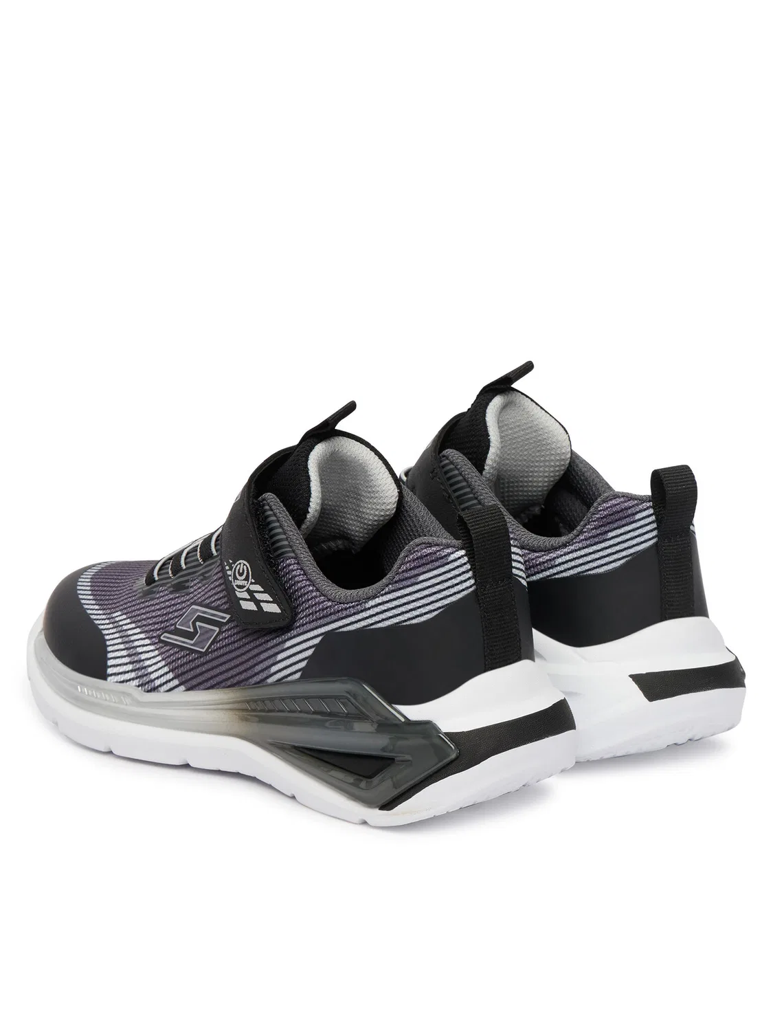 Кроссовки для мальчика Lights: Tri-Namics Skechers, черный — фото 3