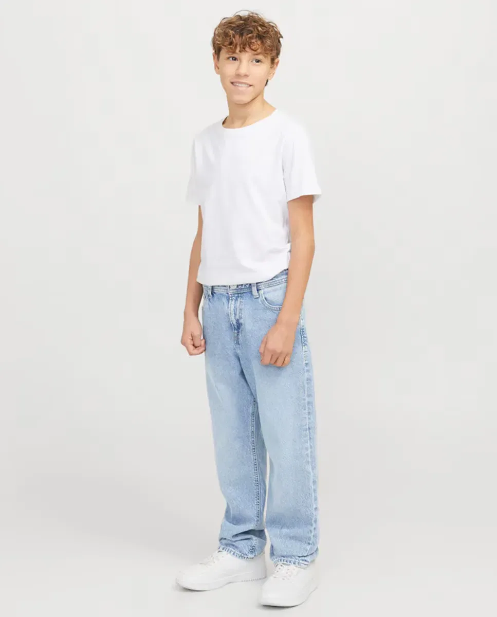 Детские джинсы для мальчиков свободного кроя Jack & Jones, Azul Índigo