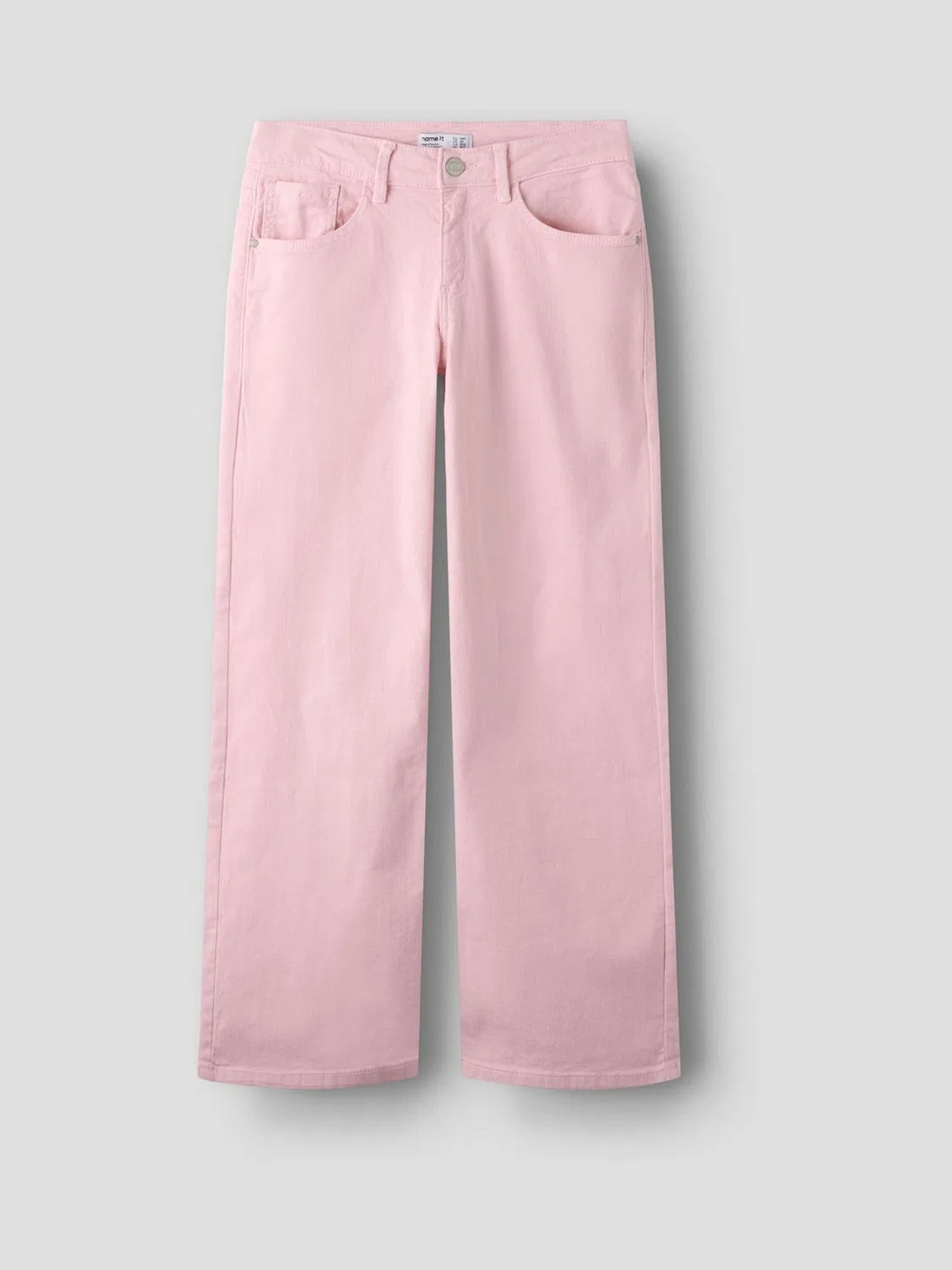 Брюки широкие Wide Leg Jeans Name It, розовый