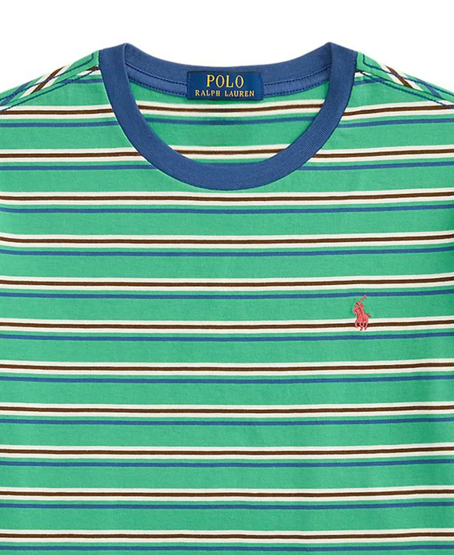 Детская футболка с коротким рукавом Polo Ralph Lauren, Raft Green Multi — фото 3