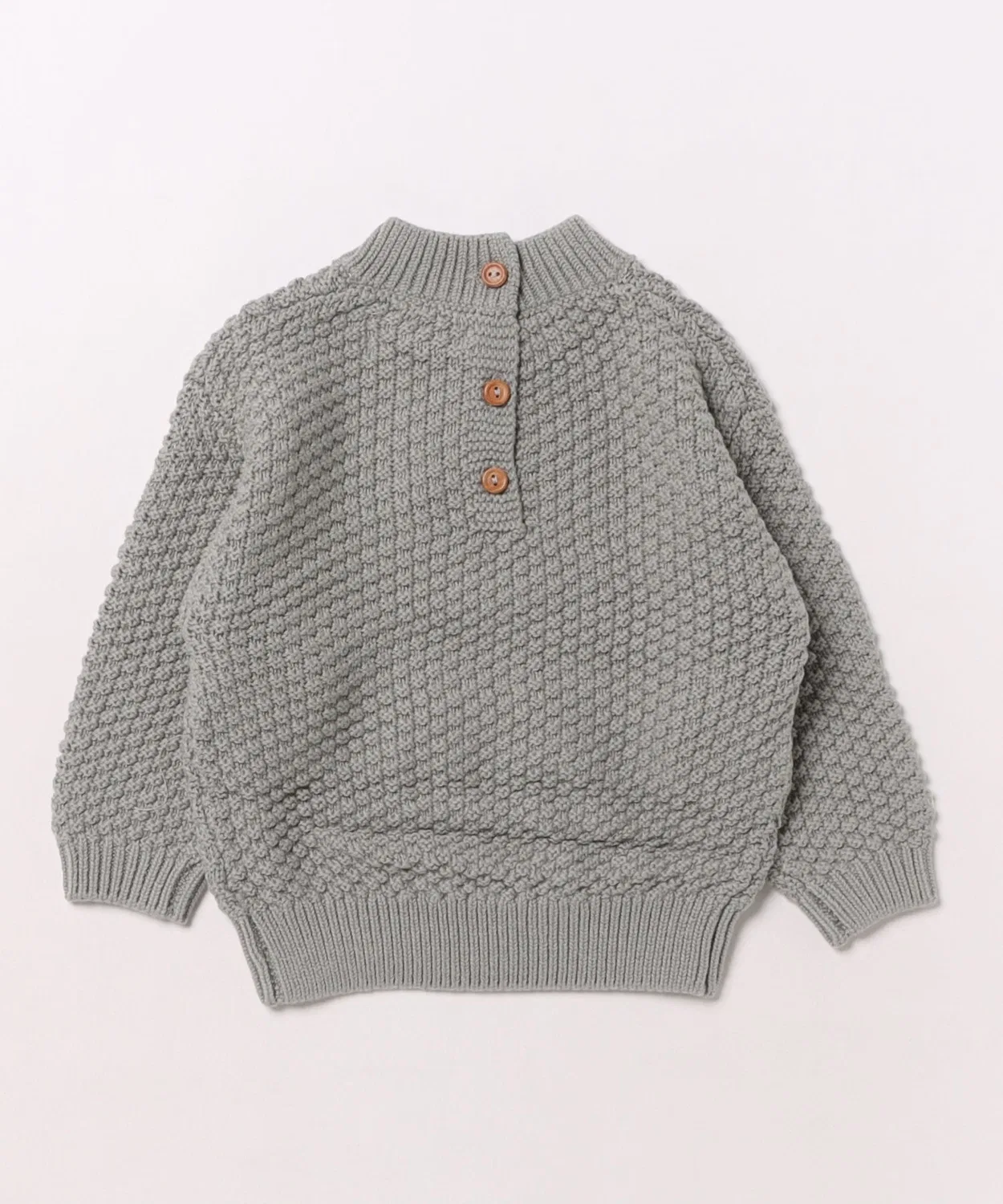 Детский свитер с длинным рукавомCABLE KNIT SWEATER ARCHIVER, Light Blue — фото 2