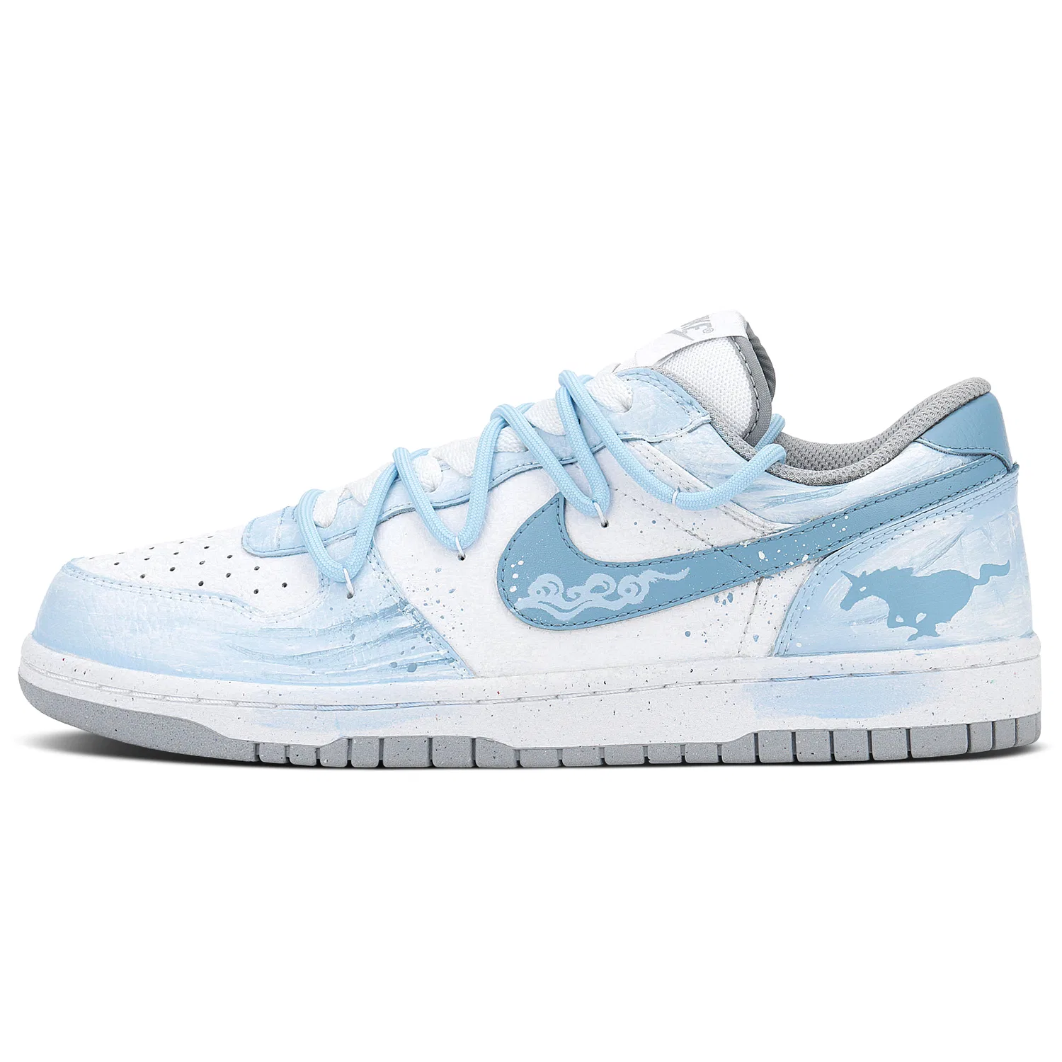 Кроссовки Nike Big Low Light Blue — фото 3