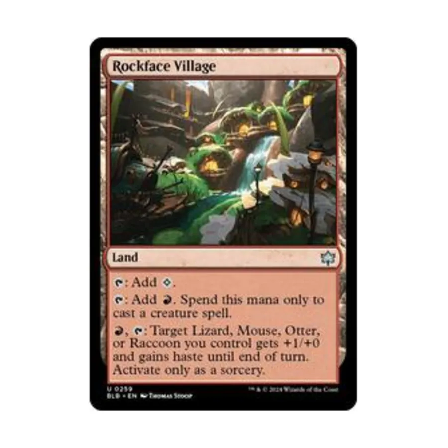 

CCG Деревня Рокфейс (U), MTG - Bloomburrow