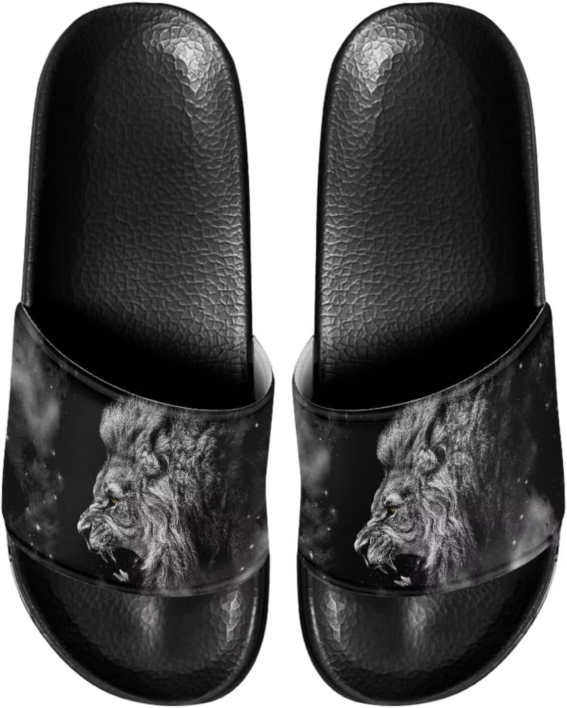 

Мужские повседневные сандалии-тапочки Jrysaedy для улицы и дома, Fierce Lion