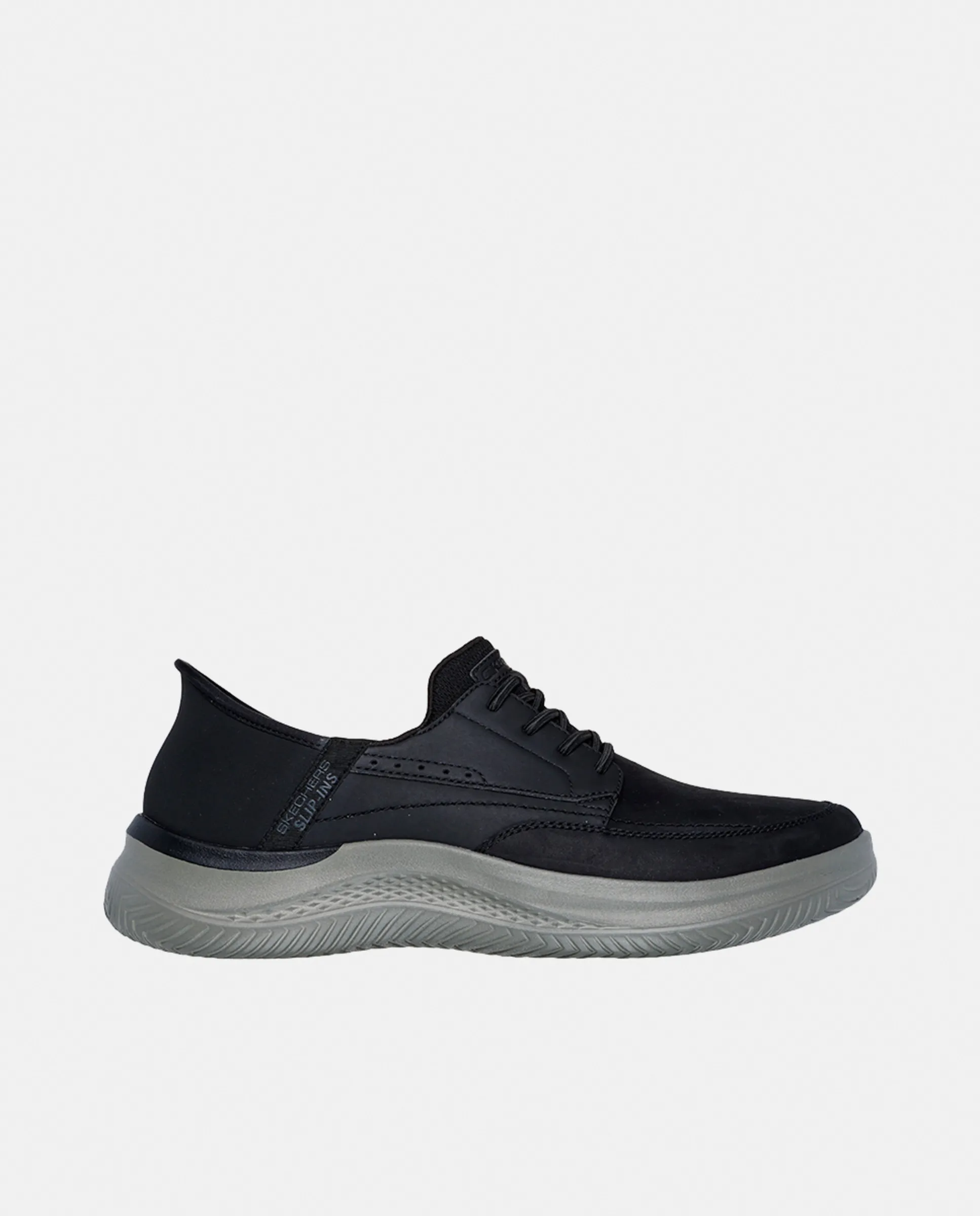 

Повседневные кожаные слипоны для отдыха Skechers, черный