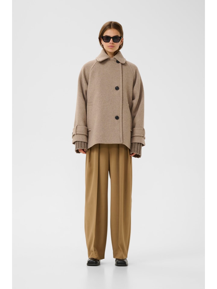 

InWear Куртка ThoraIW свободного кроя, цвет песочно-серый меланж