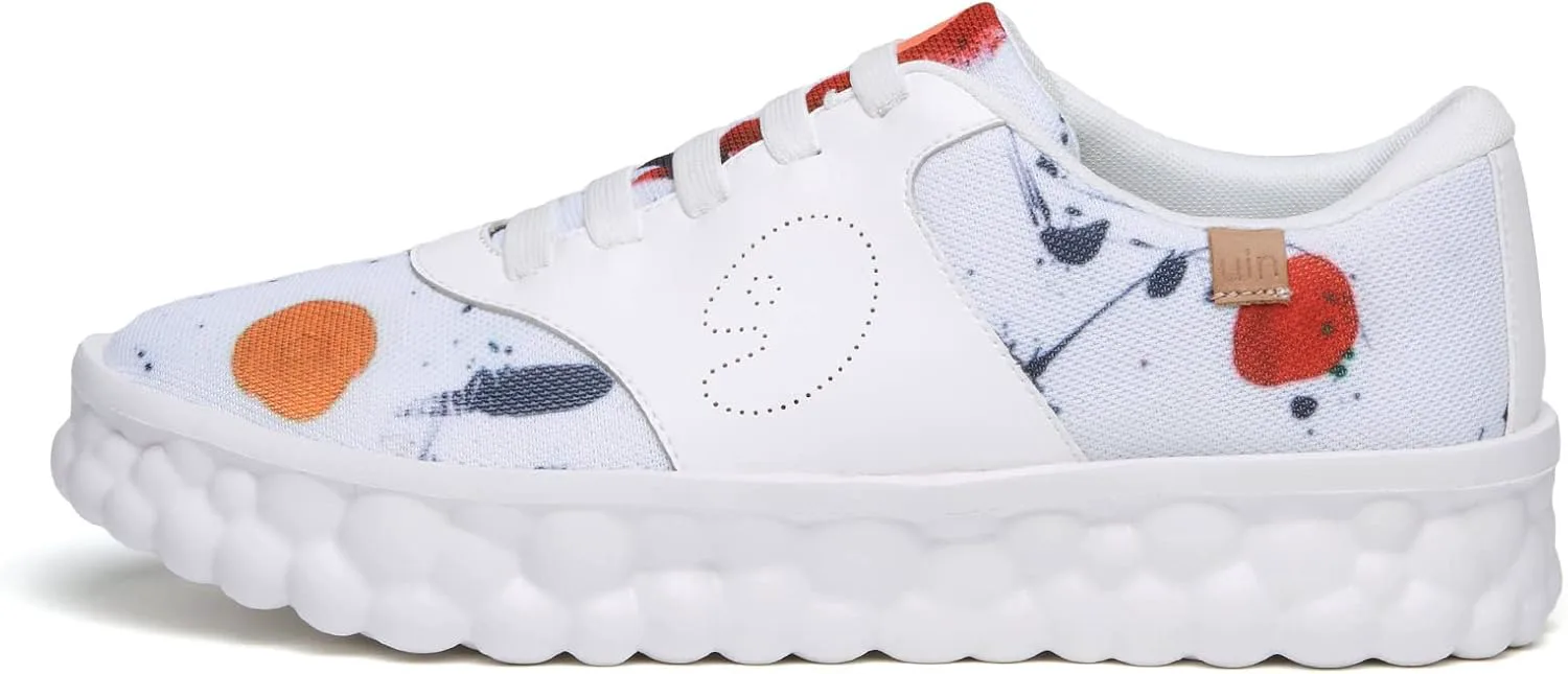 

Мужские модные кроссовки UIN Легкие прогулочные повседневные слипоны Художественно раскрашенные спортивные путешественные скейт-кроссовки Las Ramblas