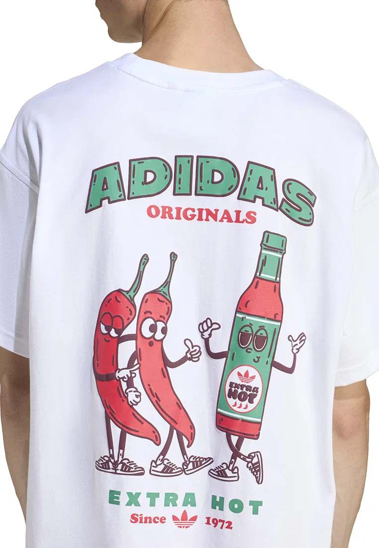 Футболка, короткий рукав, Chilli GFX Adidas, белый — фото 3
