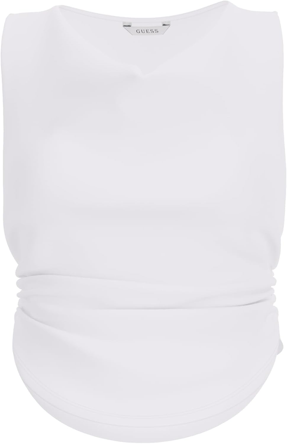 

Женский топ GUESS Eco без рукавов с капюшоном Rika, Pure White