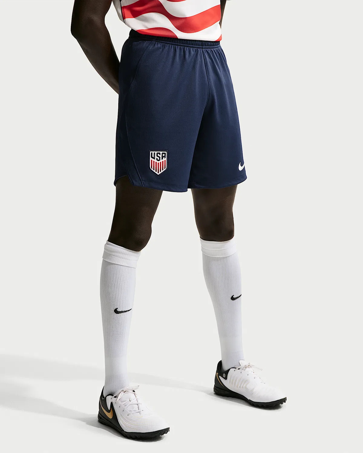 Мужские шорты Nike Dri-FIT Soccer Replica USMNT 2026 Stadium Home, Midnight Navy/Sail — фото 2