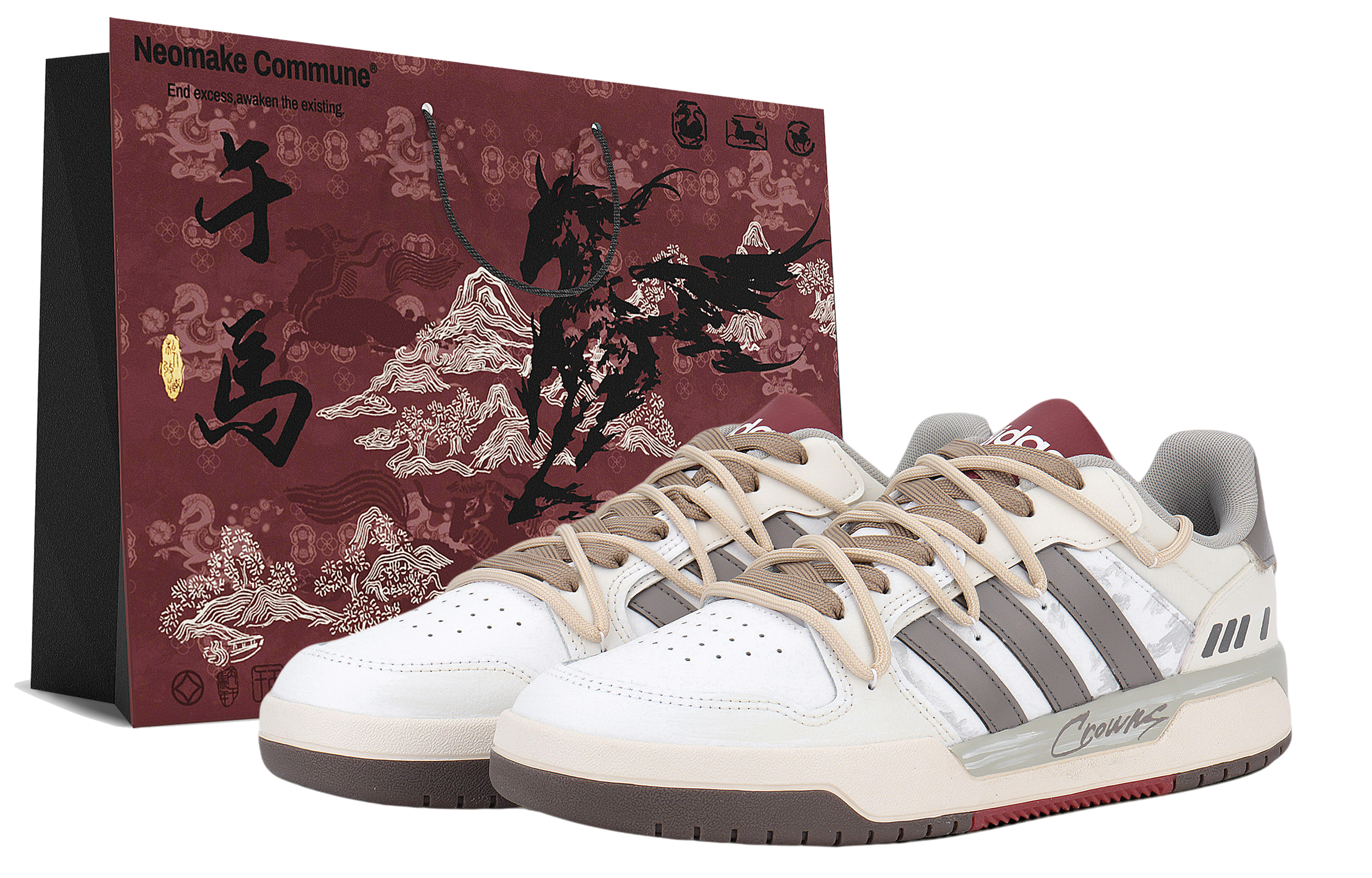 

Adidas ENTRAP нескользящие износостойкие низкие скейтборд-кроссовки унисекс Gray White