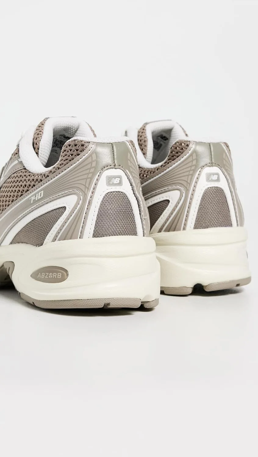 Унисекс кроссовки New Balance 740, зеленый/серебристый металлик — фото 3