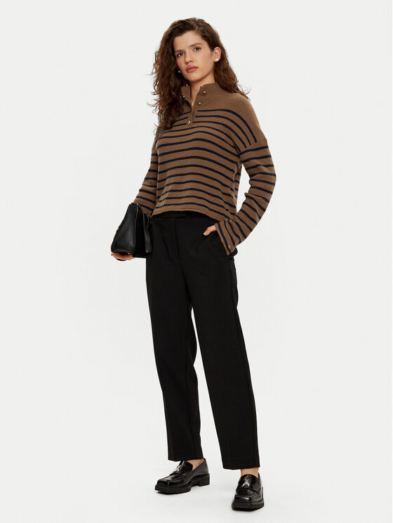 Свитер relaxed fit WW0WW44981 Tommy Hilfiger, коричневый — фото 2
