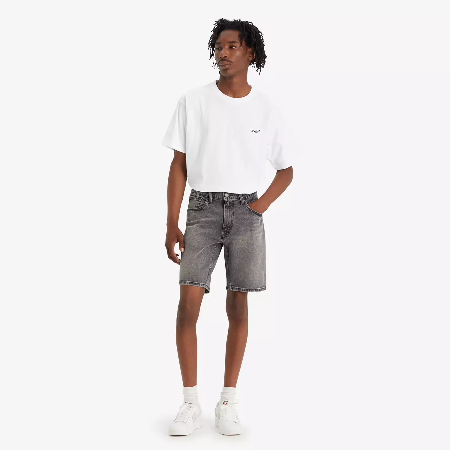 

445 Спортивные мужские шорты Levi's, цвет Down To My Core - Black