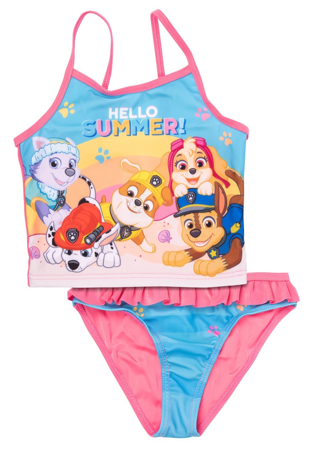 

Купальный костюм MIT RÜSCHEN FÜR, HELLO SUMMER ZWEITEILER Paw Patrol, разноцветный